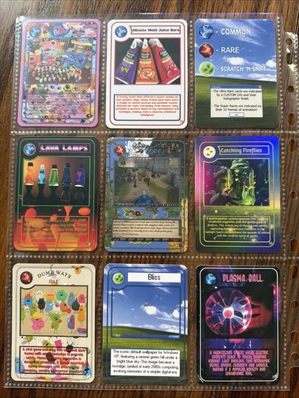 Unjust Nostalgia Volume 2 Trading Cards Lot Of 10